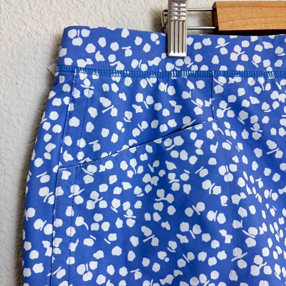 RLX Ralph Lauren Golf Concept 1 Skort Blue Multi Floral Water Repellent XL NEW - Picture 2 of 8